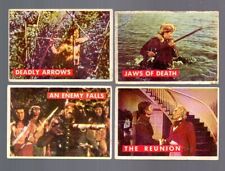 Davy Crockett - Cards #'s A 10, 27, 28, 40 - TOPPS - Green Back picture