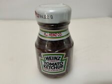 Sealed Vintage Heinz Ketchup Miniature Glass Bottle 2.25oz picture