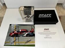 2022 DAYTONA 24 WINNER,PFAFF PORSCHE 911 GT3R, SIGNED PIECE OF  RACE WINNING CAR picture