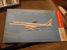 Vintage 1960's UNITED AIRLINES AIR ATLAS United States Map 21