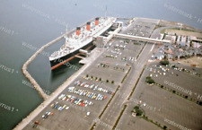 RMS Queen Mary Ship Long Beach CA Vintage 1974 Original 35mm Photo Slide picture