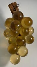 A Granoby Original 1960s Large Balls Lucite Acrylic Amber Yellow Grape Cluster picture