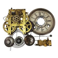 Antique Waterbury Mechanical Clock Movement Restoration Set Parts Repair CT picture