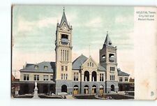 Old Vintage 1908 Postcard of Houston City Hall Houston Texas by Raphael Tuck picture