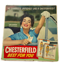 Vintage Late1940’s Chesterfield Cigarettes Advertisement Ft Lita Baron (Calhoun) picture
