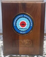 VTG USN United States Navy AERONAUTICAL MAINTENANCE DUTY Wall Plaque picture