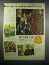 1938 Lipton's Tea Ad - Made an Irishman a Knight picture