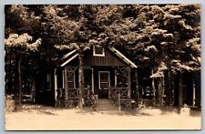Cabin in Maynard's Camp. Rockwell Maine. Real Photo Postcard RPPC picture