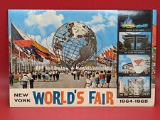 Vintage Original 1964-65 NY World's Fair UNUSED LARGE POSTCARD 9