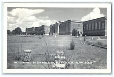 1947 Sul Ross College View D.W. Wells Alpine Texas TX RPPC Photo Postcard picture