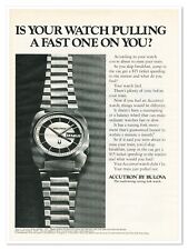 Print Ad Bulova Accutron Watch Truth-Loving Vintage 1972 Advertisement picture