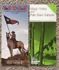 Vintage Texas Musical Continental Trailways Bus Travel Vacation Brochure Lot 2 picture