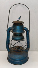 VTG Dietz Little Wizard Kerosene Lantern N.Y. USA Blue Metal picture
