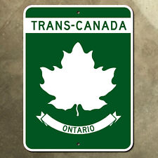 Canada Ontario Thunder Bay Sudbury Trans-Canada Highway 17 route road sign 18x24 picture
