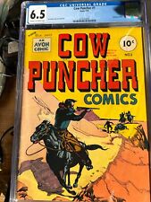Cow Puncher # 1 CGC 6.5  Golden Age Avon Comics 1947  Scarce in condition picture
