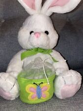 2007 GODIVA CHOCOLATE COLLECTIBLE BUNNY EASTER PLUSH DOLL FIGURE RABBIT BASKET picture