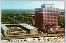 Postcard Vintage Atlantic City New Jersey President Hotel Motel Bird's Eye View picture