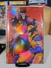 Gambit And Wolverine Virgin Foil Cover 1/10 C2E2 Exclusive Art Book By NATWA ART picture