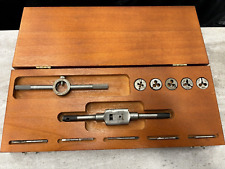 Complete Vintage Gateway Tap and Die Set (GGTSCorp) -Original Wood Case-USA Made picture