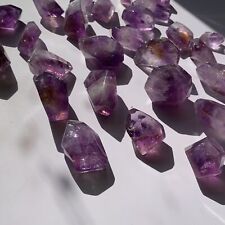 4.4LB Nature Amethyst Quartz Crystal Polytope Mineral point Healing 40PCS+ picture