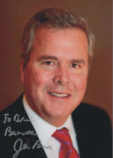 JEB BUSH authentic hand signed 5x7 color photo      FORMER GOVERNOR    To Brian picture