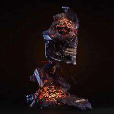 The Terminator T800 Mask Bust Statue Figure Model Collectible LED Pure Arts 1/1 picture