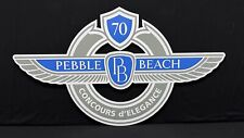 2021 70th Pebble Beach Concours d'Elegance Small Logo Cut Out Display Sign 1of2 picture