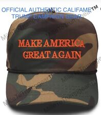 Official Authentic CaliFame Trump Camo Make America Great Again MAGA hat picture