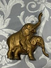 Brass Elephants Mating Figurine Statue Making Love Couples INDIA made picture