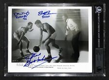 Hoosiers Cast x3 with Gene Hackman Signed 8x10 Photo BAS (Grad Collection) picture
