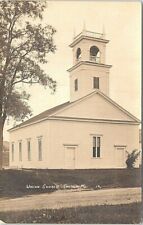 RPPC Canaan ME Union Church Street View early 1900s picture