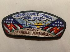 1989 Ocean County Council National Jamboree BSA JSP Patch picture