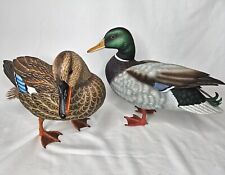 The Hadley Collection Mallard Drake & Hen Duck Sculptures 16