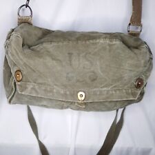 WWII US Army Bag for Lightweight Service Mask Canvas Bag with Adjustable Straps picture
