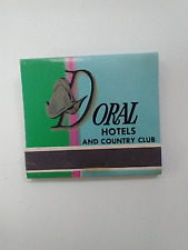 Vintage Matchbook Doral Hotels and Country Club Miami Beach, FL Partially Unused picture