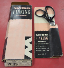 Vintage Wiss Pinking Shears CB-7 with Original Box  picture
