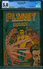 Planet Comics #49 🌟 CGC 5.0 🌟 Underwater GGA Cover Fiction House Comic 1947 picture
