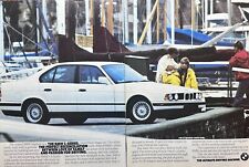 1989 BMW 5-Series 2-Page Magazine Ad - St. Francis Yacht Club picture