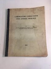 1953 Duke University Dept. Of Zoology Laboratory Directions For Animal Biology picture