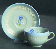 Minton Chinese Celadon Cup & Saucer 820872 picture