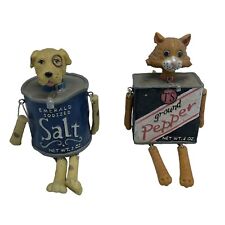 WMG Anthropomorphic Shelf Sitters-Emerald Iodized Salt(Dog)& Ground Pepper(Cat) picture