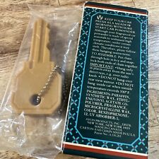 Vintage Avon Meadow Morn Car Freshner Key Chain Hangtag Scented picture