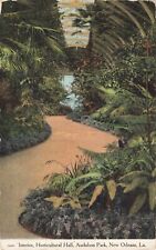 New Orleans LA Louisiana, Horticultural Hall Audubon Park, Vintage Postcard picture