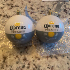 New Lot of 2 Corona Premier Bulbs/Christmas Tree Ornament Decoration Beer picture
