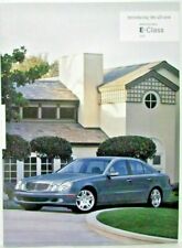 2003 Mercedes Benz E-Class Deluxe Sales Brochure Manual E200 E320 E500 Original picture