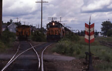 Original RR slide: MILW #331 rural branch line action; 8/1974 picture