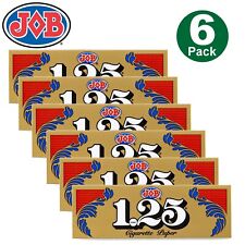 6X JOB Gold 1 1/4 1.25 Rolling Papers 6 Booklet (24 Paper Each) picture