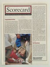 John McSherry MLB Umpire Tragedy Behind The Plate Vintage 1996 Magazine Photo picture