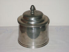 Vintage Williamsburg Restoration Stieff Pewter 2 pc Canister & Lid CW93-11 picture