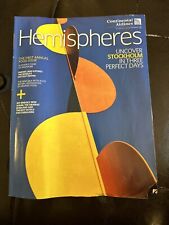 Continental Airlines Hemispheres Inflight Magazine August 2011 picture